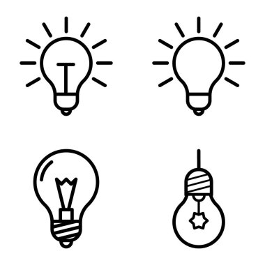 Ampuller 1-3 Düz Simge Seti Beyaz Arkaplanda İzole Edildi