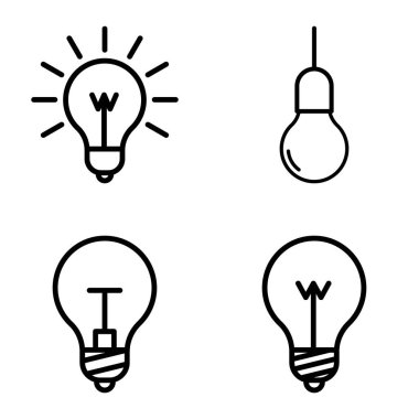 Ampuller 1-3 Düz Simge Seti Beyaz Arkaplanda İzole Edildi