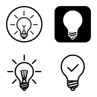 Ampuller 1-3 Düz Simge Seti Beyaz Arkaplanda İzole Edildi