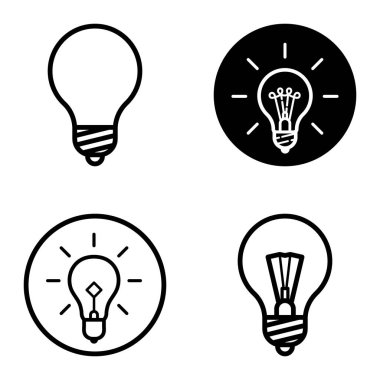 Ampuller 1-3 Düz Simge Seti Beyaz Arkaplanda İzole Edildi