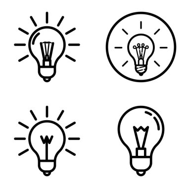 Ampuller 1-3 Düz Simge Seti Beyaz Arkaplanda İzole Edildi