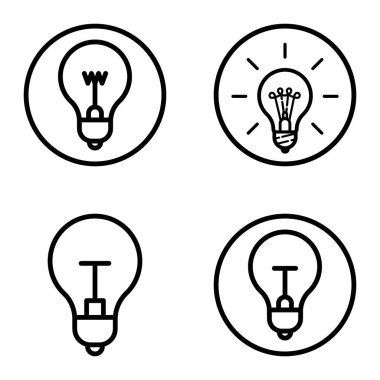Ampuller 1-3 Düz Simge Seti Beyaz Arkaplanda İzole Edildi
