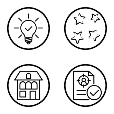 Daireler 1-2 Düz Simge Seti Beyaz Arkaplanda İzole Edildi