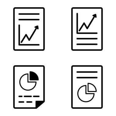 Doktor 1-2 Düz Simge Seti Beyaz Arkaplanda İzole Edildi