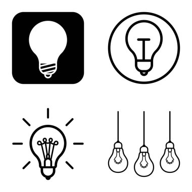 Ampuller 1-3 Düz Simge Seti Beyaz Arkaplanda İzole Edildi