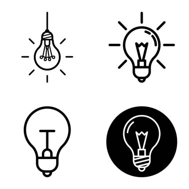 Ampuller 1-3 Düz Simge Seti Beyaz Arkaplanda İzole Edildi