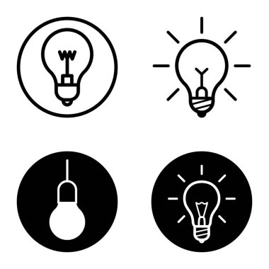 Ampuller 1-3 Düz Simge Seti Beyaz Arkaplanda İzole Edildi