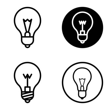 Ampuller 1-3 Düz Simge Seti Beyaz Arkaplanda İzole Edildi