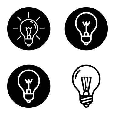 Ampuller 1-3 Düz Simge Seti Beyaz Arkaplanda İzole Edildi