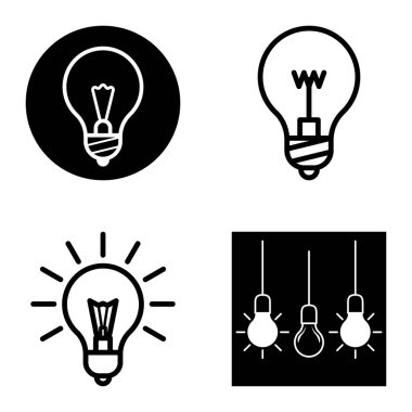 Ampuller 1-3 Düz Simge Seti Beyaz Arkaplanda İzole Edildi