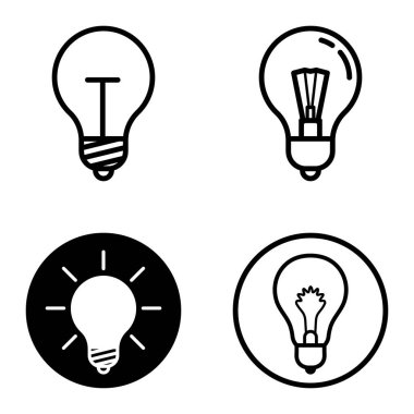 Ampuller 1-3 Düz Simge Seti Beyaz Arkaplanda İzole Edildi