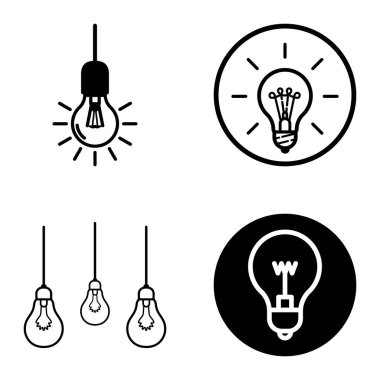 Ampuller 1-3 Düz Simge Seti Beyaz Arkaplanda İzole Edildi