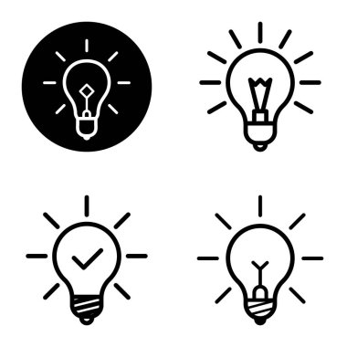 Ampuller 1-3 Düz Simge Seti Beyaz Arkaplanda İzole Edildi