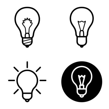 Ampuller 1-3 Düz Simge Seti Beyaz Arkaplanda İzole Edildi