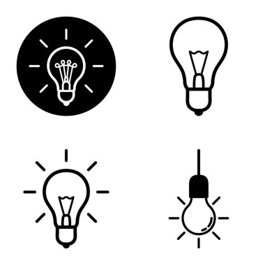 Ampuller 1-3 Düz Simge Seti Beyaz Arkaplanda İzole Edildi