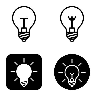 Ampuller 1-3 Düz Simge Seti Beyaz Arkaplanda İzole Edildi