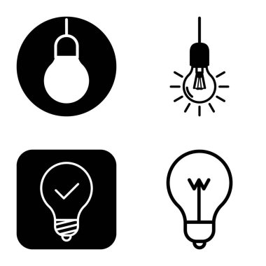 Ampuller 1-3 Düz Simge Seti Beyaz Arkaplanda İzole Edildi