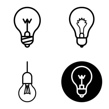 Ampuller 1-3 Düz Simge Seti Beyaz Arkaplanda İzole Edildi