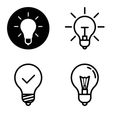 Ampuller 1-3 Düz Simge Seti Beyaz Arkaplanda İzole Edildi