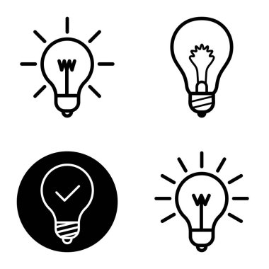 Ampuller 1-3 Düz Simge Seti Beyaz Arkaplanda İzole Edildi