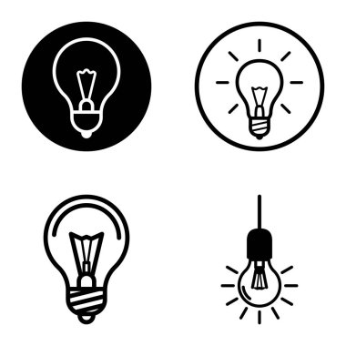 Ampuller 1-3 Düz Simge Seti Beyaz Arkaplanda İzole Edildi