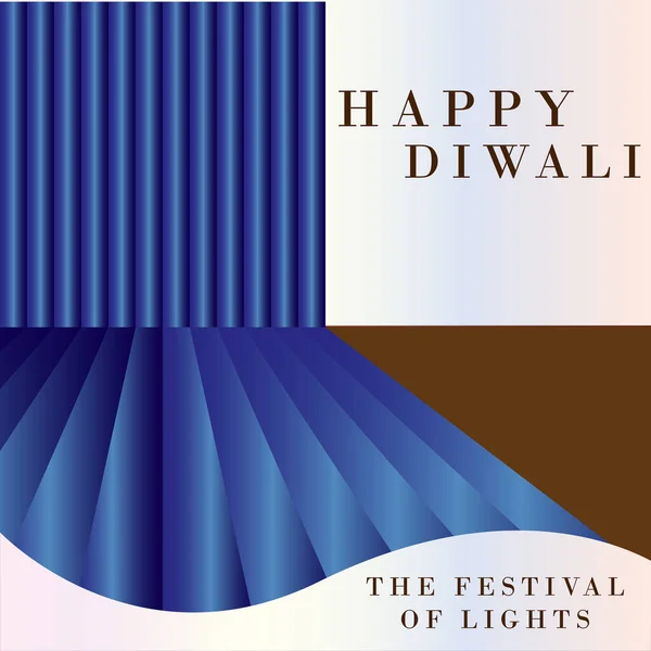 Happy Diwali Template Wallpaper Art — Fotografia de Stock