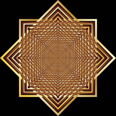 soyut İllüzyon tasarımı ve klasik duvar kağıdı