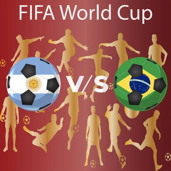 Fifa World Cup Turnering Bakgrund Art Design — Stockfoto