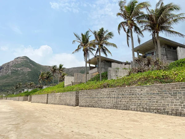 View Villa Con Dao Terrace Overlooking Sea — ストック写真