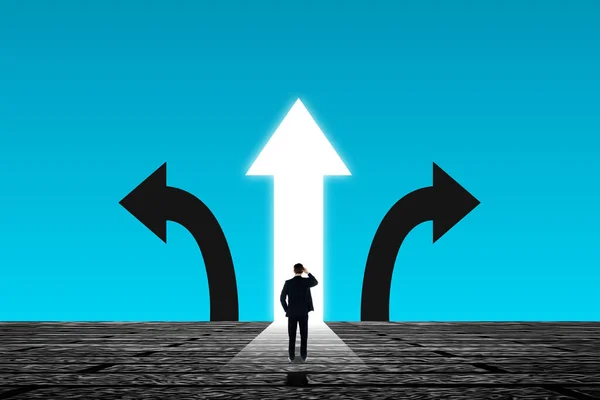 Decision Making Process - Effective Decisions - Man Choosing the Path