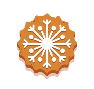 Şekil Kar Tanesinde Noel Zencefilli Kurabiyesi, Geleneksel Xmas Atıştırması, Şekerli Şekerlemeler, Şekerli Şekerlemelerle Süslemeli Pasta