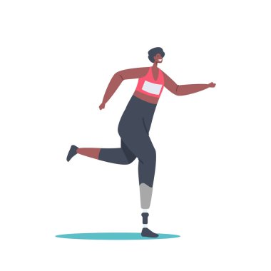 Afrikalı Sporcu Kadın Koşu Maratonu, Ampüte Kız Eğitimi, Bacak Protezi Atleti, Engelli Kadın Egzersizi