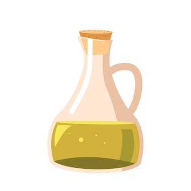 Uzun Dar Boyunlu Zeytinyağı Şişesi, Saplı ve Mantarlı Bung, Ekstra Ekstra Ekstra Bakire Zeytinyağı