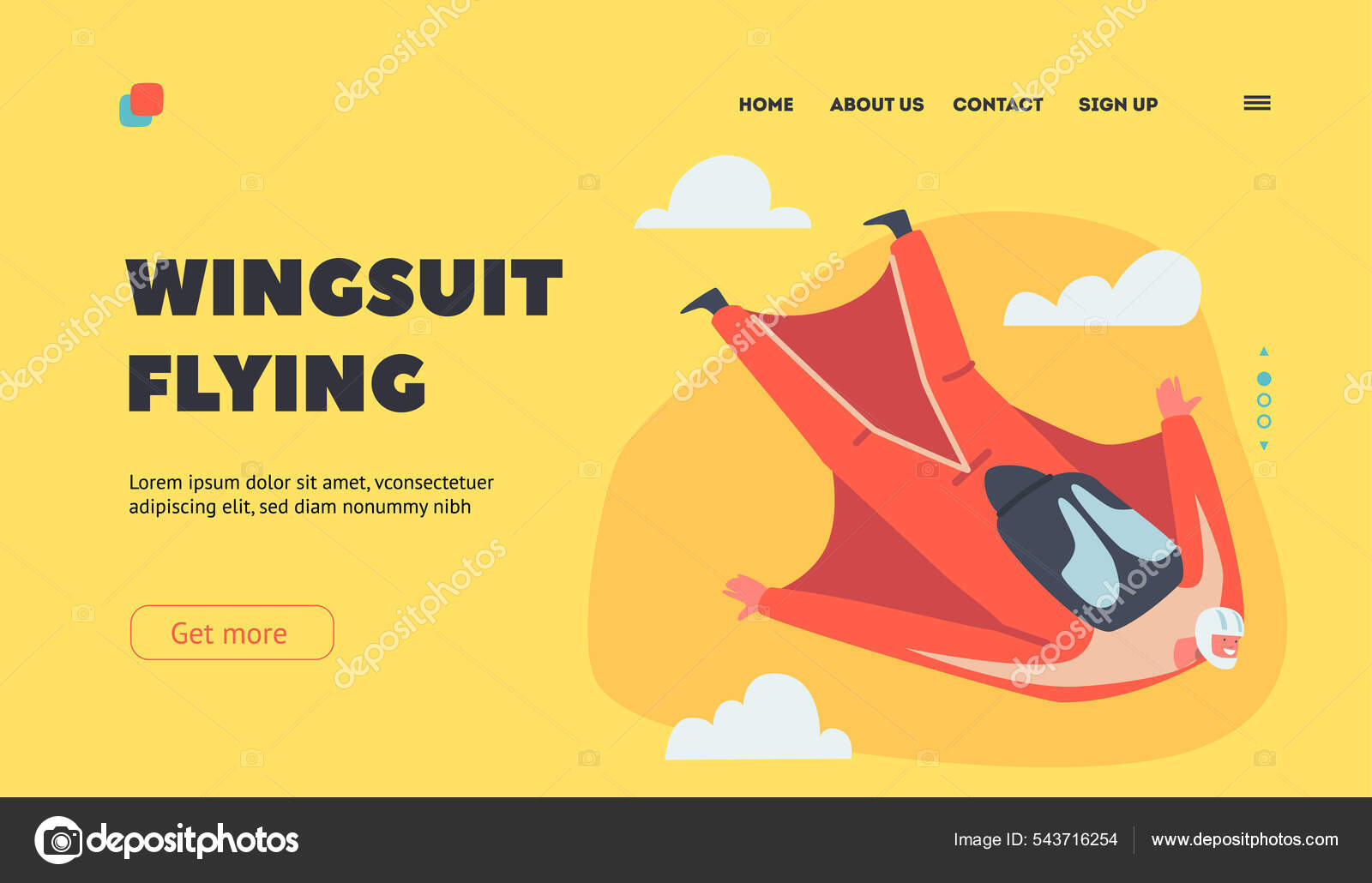 Flying Squirrel Suit Landing