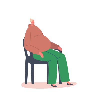 Genç annenin psikolojik yardıma, desteğe ya da hamilelik yardımına ihtiyacı var. Koca Göbekli Üzgün Hamile Kadın Karakteri