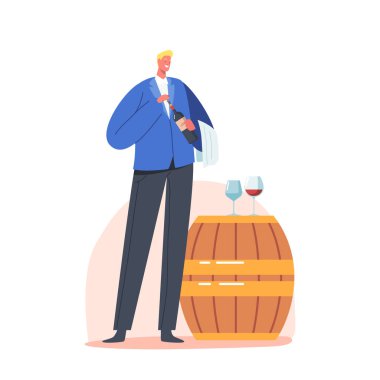 Şarap garsonu ya da şarap garsonu şarap kadehinin yanında şarap kadehleri, çeşni tatma uzmanı.