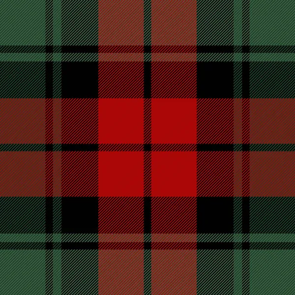 Kerst Nieuwjaar Tartan Ruit Schots Patroon Rode Zwarte Groene Kooi — Stockvector
