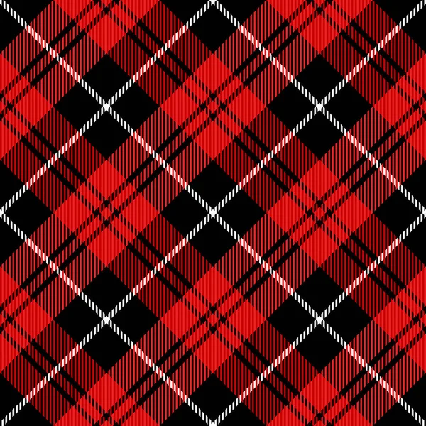 Diagonal Tartan Χριστούγεννα Και Νέο Έτος Καρό Σκοτσέζικο Σχέδιο Κόκκινο — Διανυσματικό Αρχείο