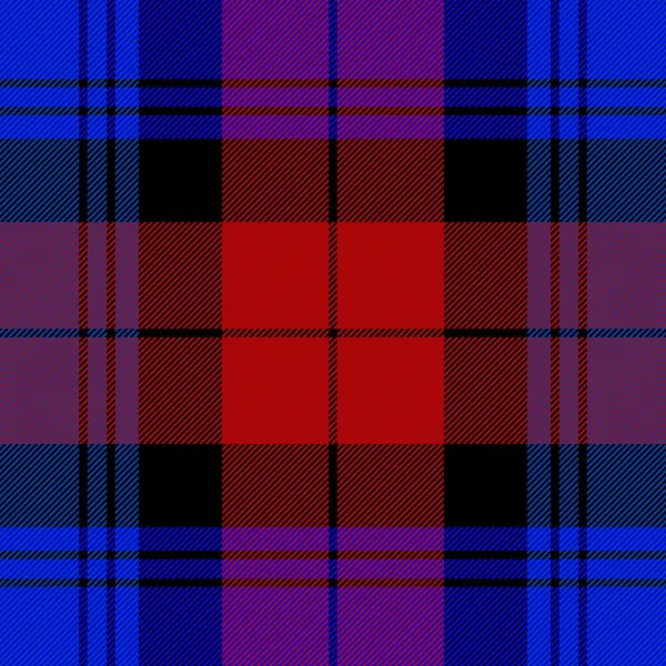 圣诞节和新年格子呢格子呢 黑色和蓝色笼中的苏格兰图案 苏格兰笼传统苏格兰格调背景 无缝布质感 矢量说明 — 图库矢量图片