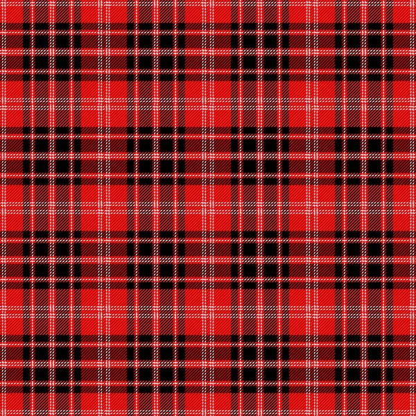 크리스마스와 빨간색 검은색 흰색우리에 스코틀랜드식 패턴이 있습니다 스코틀랜드 스코틀랜드의 전통적 — 스톡 벡터