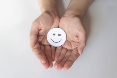 Müşteri hizmetleri derecelendirmesi ve teknoloji müşteri desteği. Müşteri bakış konsepti..