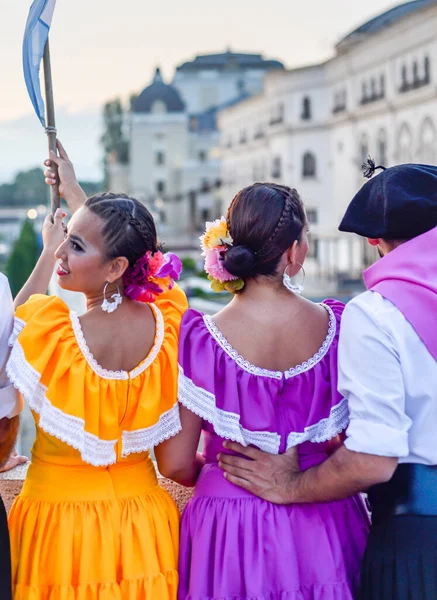 Skopje Severní Macedonia August 2018 Argentinští Umělci Mezinárodním Festivalu Hudby — Stock fotografie