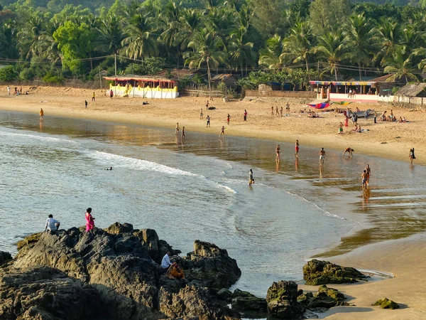 Beaes Gokarna Karnataka India Febuary 2Nd 2018 인도의 인기있는 해변에서 — 스톡 사진