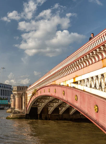 Centro Londres Inglaterra Reino Unido Agosto 2019 Margem Sul Rio — Fotografia de Stock