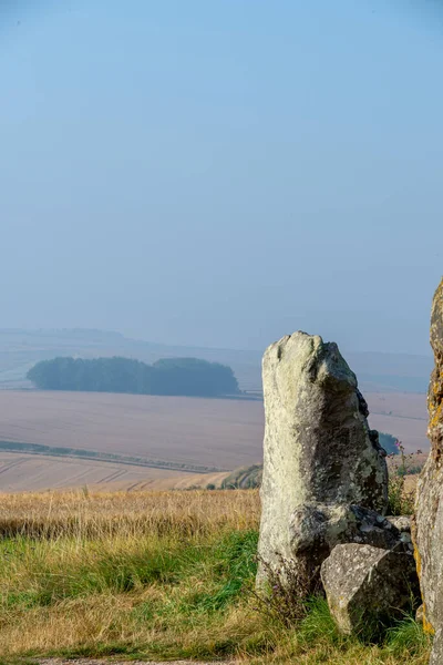 Antik Neolitik Taşların Tarihi 3650 Yılına Dayanıyor Ngiltere Nin Güneybatısında — Stok fotoğraf