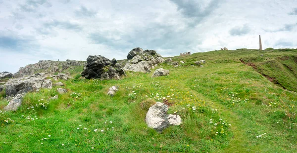 Unesco Världsarvslista Del Grupp Nedlagda Gruvor Området Lugn Sommardag Den — Stockfoto