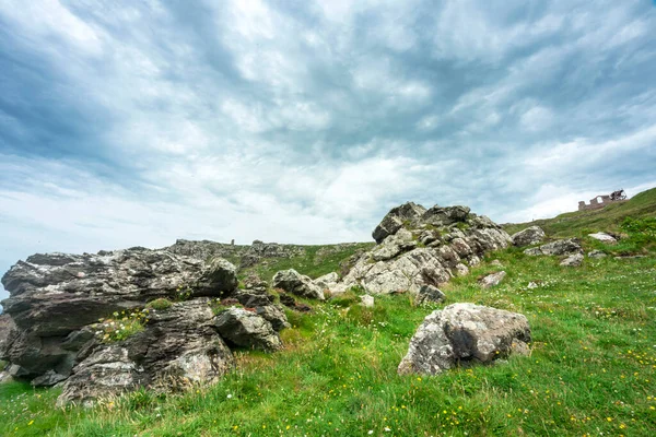 Unesco Världsarvslista Del Grupp Nedlagda Gruvor Området Lugn Sommardag Den — Stockfoto