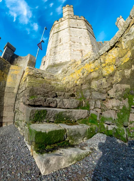 Ein Blick Auf Eines Der Größten Gebäude Des Mittelalters Hoch — Stockfoto