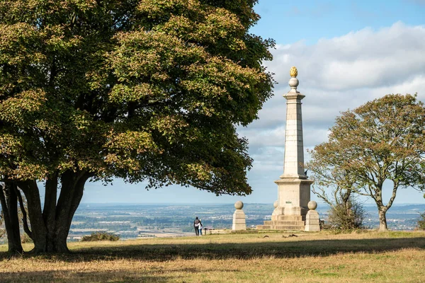An Area Of Natural Beauty,the monument erected 1904 to remember the 148 local men who died in the conflict in South Africa, overlooking Aylesbury Vale,forty miles west of London.
