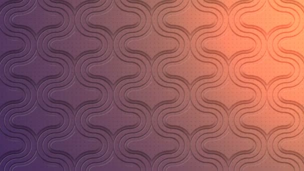 Abstract background with moving shadow art deco pattern loop animation HD — Stock Video